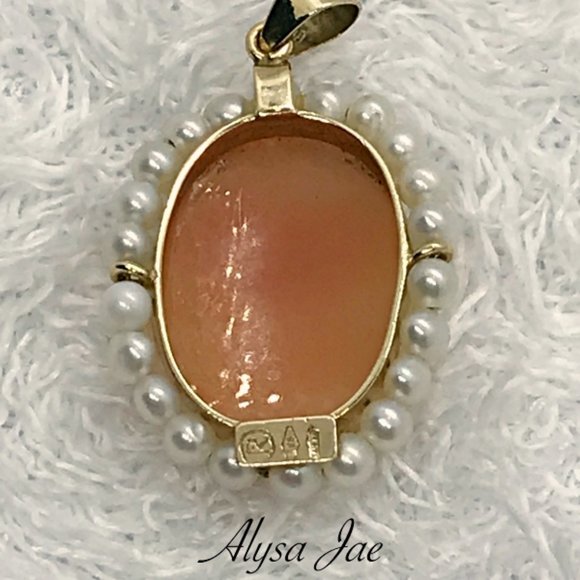 *RARE* Vintage Cameo Estate Jewelry - Rafka Bracelet & Pendant - Picture 5 of 14